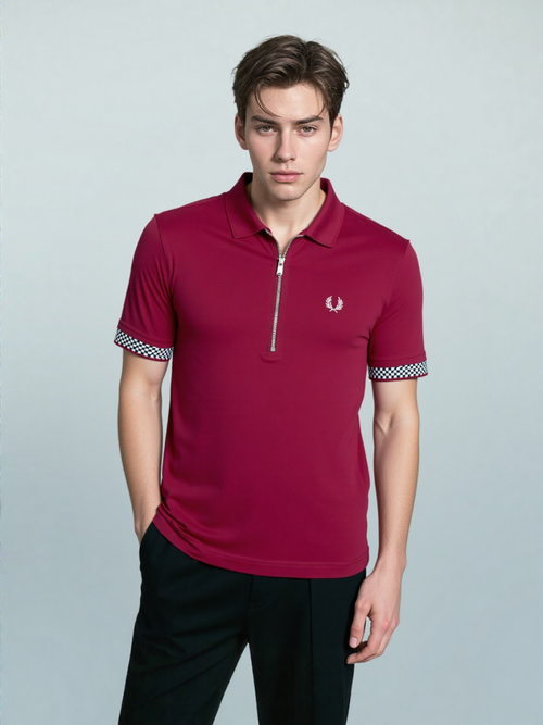 The Fred Perry polo shirt WITH Embroidered LOGO - Slim Fit Size Image