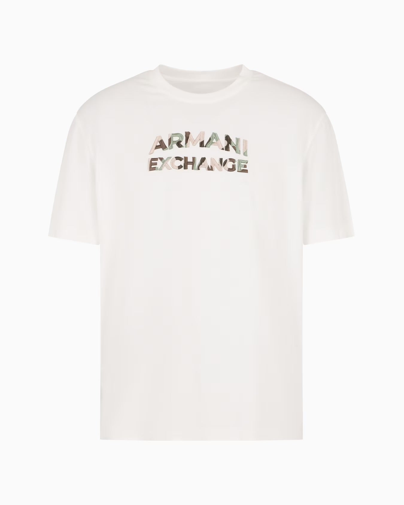 ARMANI EXCHANGE REGULAR FIT T-SHIRT WITH Embroidered LOGO