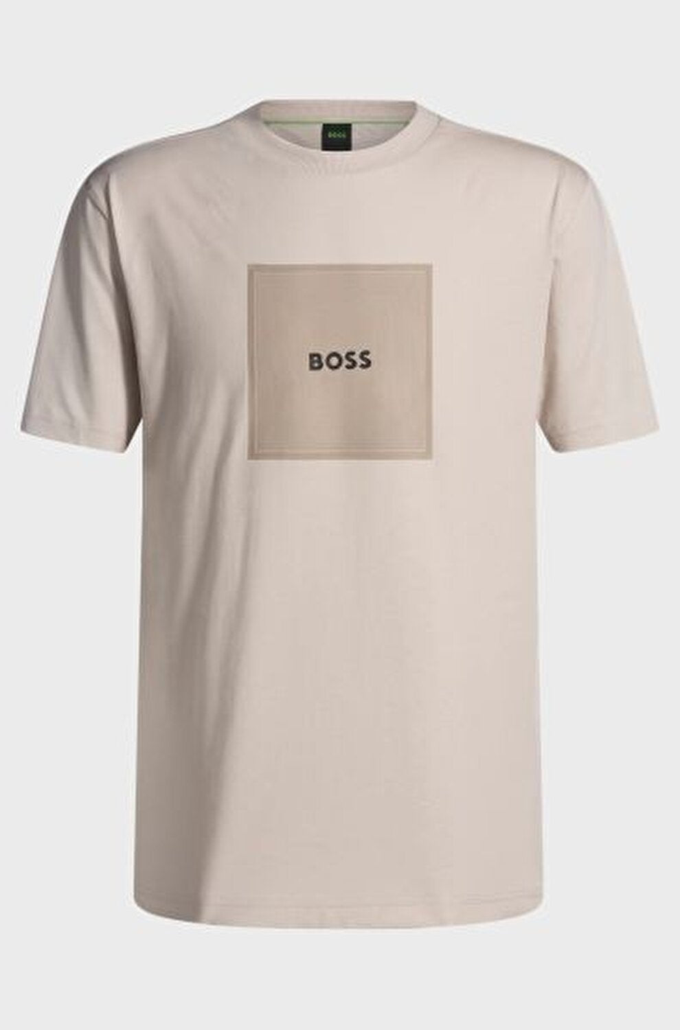 BOSS T-SHIRT WITH RUBBER PRINT LOGO - SLIM FIT