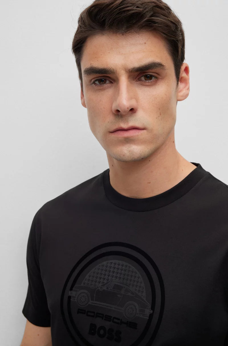 Porche X Boss Mercerized-Cotton T-SHIRT