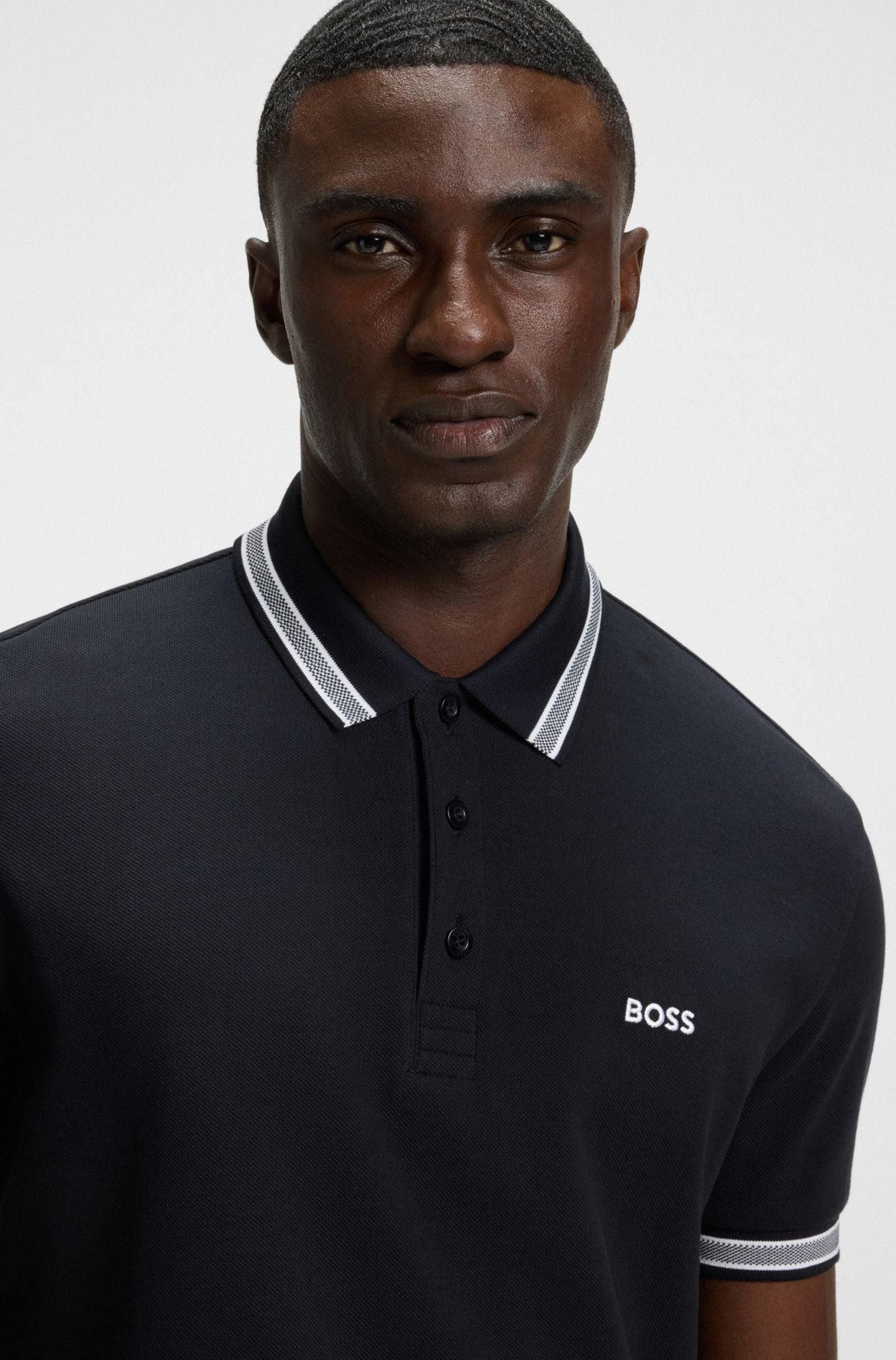 BOSS POLO SHIRT WITH Embroidered -PRINT LOGO - Slim Fit