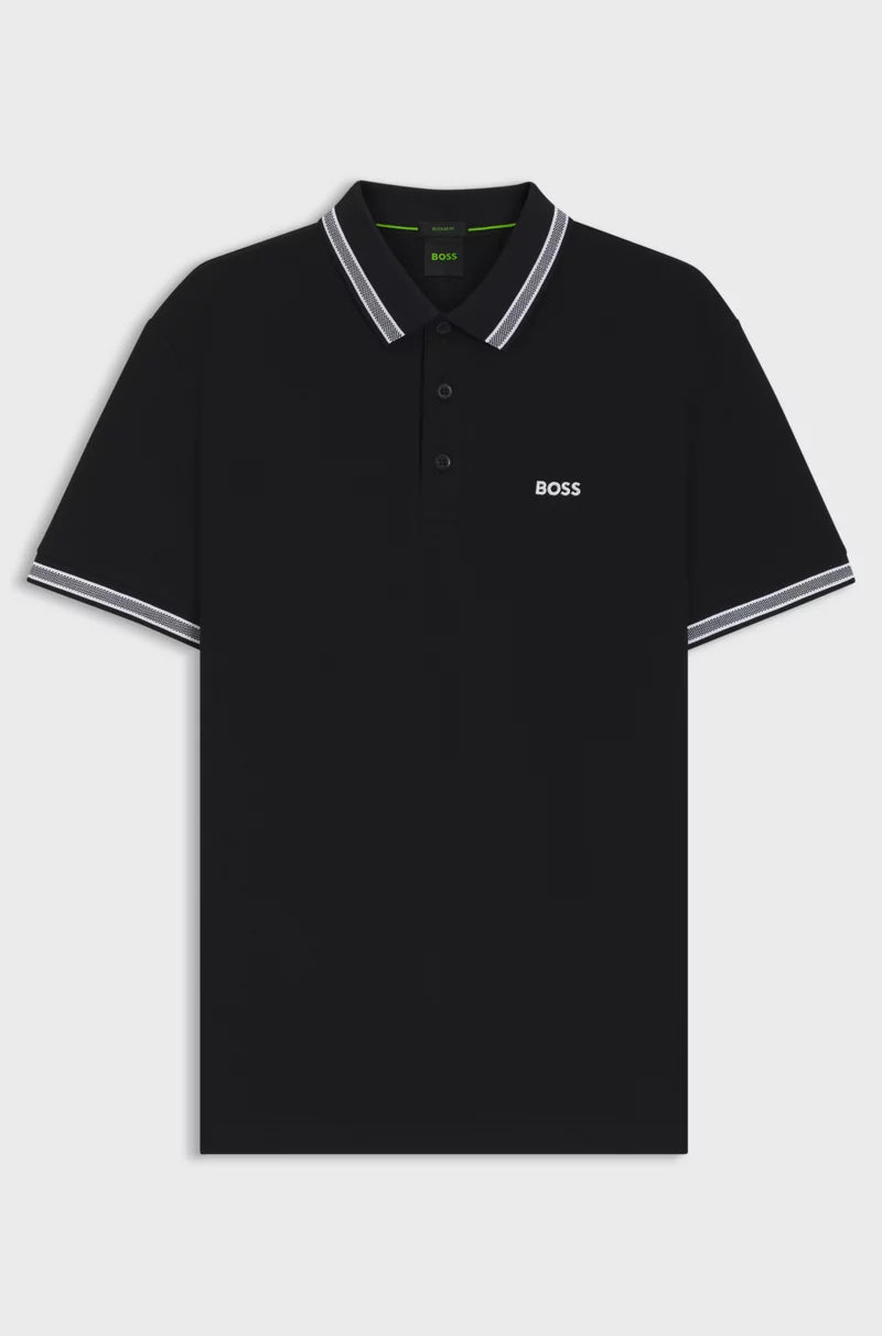 BOSS POLO SHIRT WITH Embroidered -PRINT LOGO - Slim Fit
