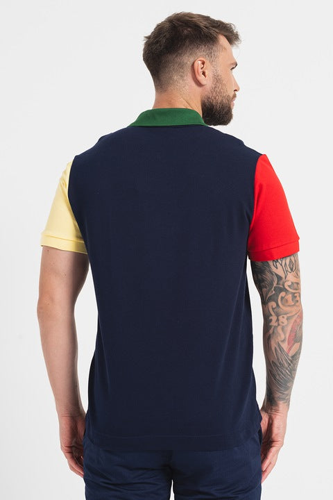 LACOSTE Autograph Flag Polo Shirt - Slim Fit