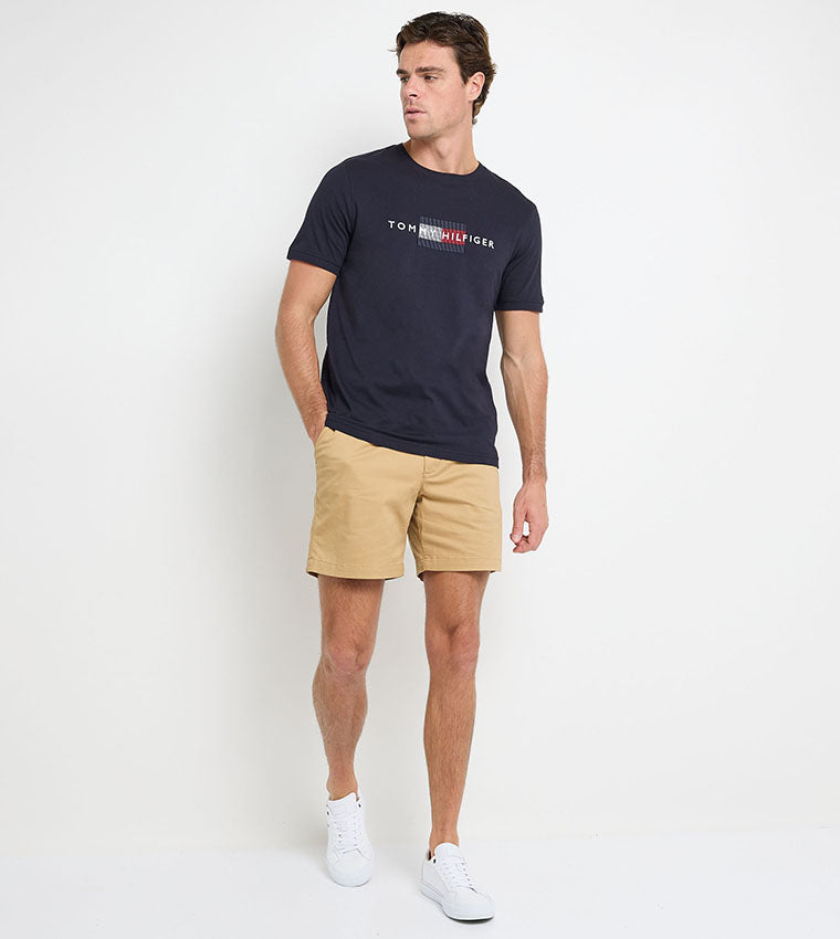 TOMMY HILFIGER T-SHIRT WITH Embroidery LOGO - SLIM FIT