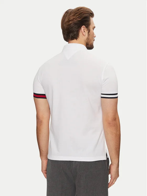 Tommy HilfIger  Autograph Flag Polo Shirt - Slim Fit