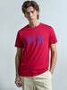 ARMANI EXCHANG  Crew-Neck T-Shirt with Rubber print Logo - slim fit
