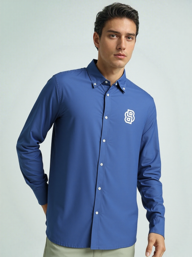 Boss Shirt Slim Fit Cotton Stretch Oxford Shirt