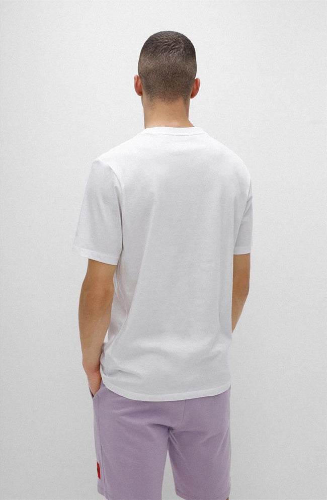 HUGO T-SHIRT WITH PRINT LOGO - Regular Fit