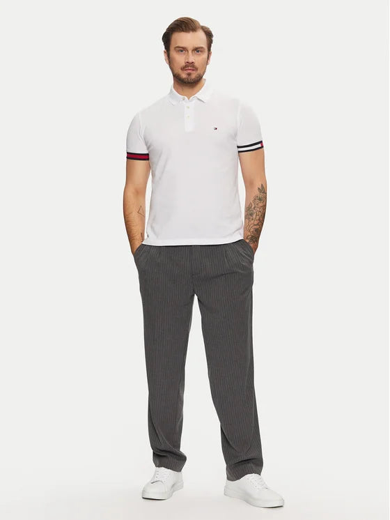 Tommy HilfIger  Autograph Flag Polo Shirt - Slim Fit