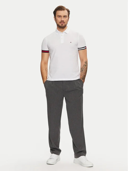 Tommy HilfIger  Autograph Flag Polo Shirt - Slim Fit