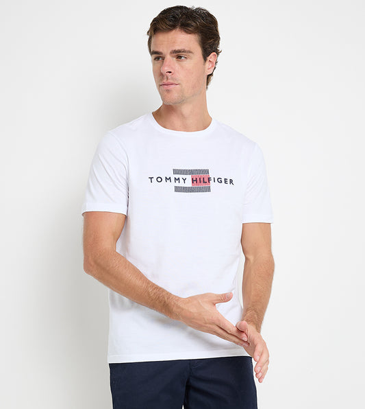 TOMMY HILFIGER T-SHIRT WITH Embroidery LOGO - SLIM FIT
