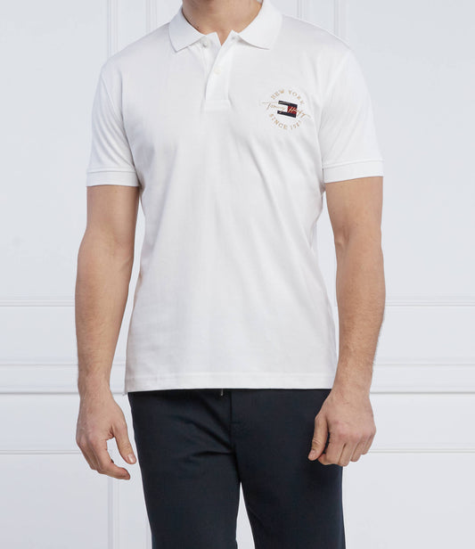 Tommy HilfIger   Autograph Flag Polo Shirt - Slim Fit