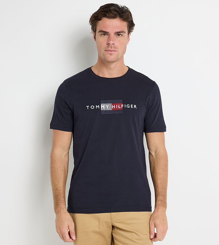 TOMMY HILFIGER T-SHIRT WITH Embroidery LOGO - SLIM FIT