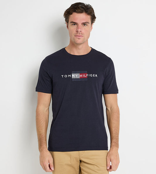 TOMMY HILFIGER T-SHIRT WITH Embroidery LOGO - SLIM FIT