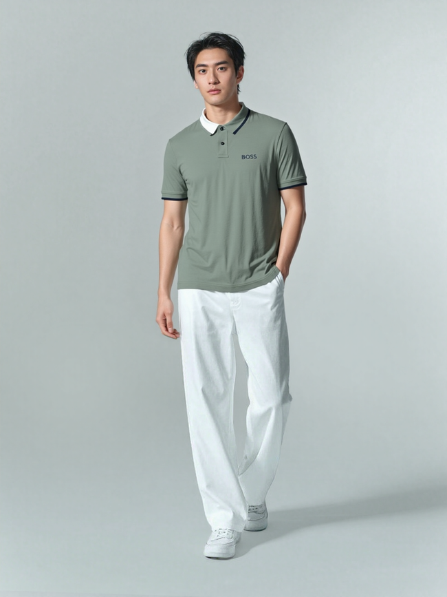 BOSS POLO SHIRT WITH Embroidered LOGO - Slim Fit