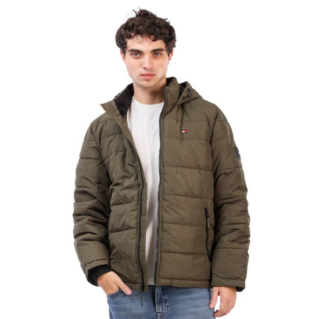 Tommy Hilfiger Water-Repellent Hooded Puffer Jacket