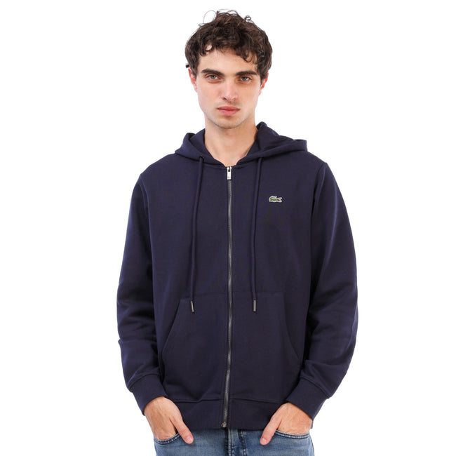 Lacoste Kangaroo Pocket Zip Up Fleece