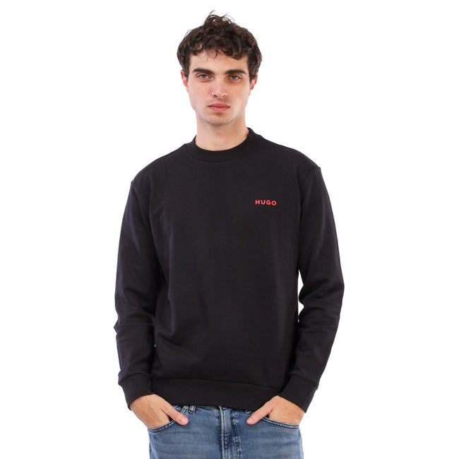 Hugo Red Line Sweater With Logo Label