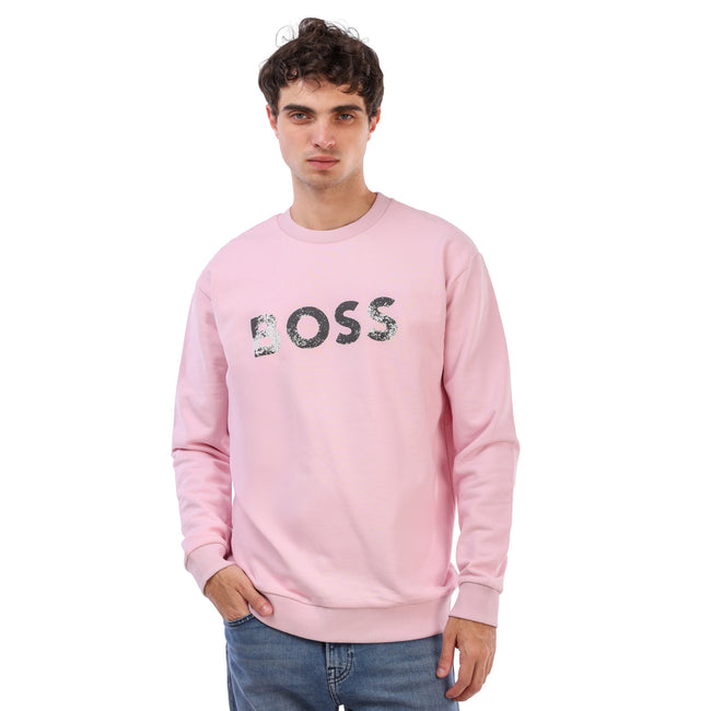 BOSS Sweater With Printed Logo