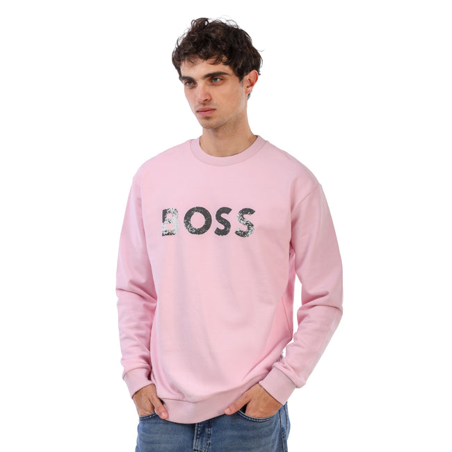 BOSS Sweater With Printed Logo
