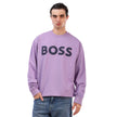 Boss Orange Line Sweater With Printed Logo