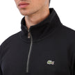 Lacoste High Neck Zipped Fleece Sweatshirt