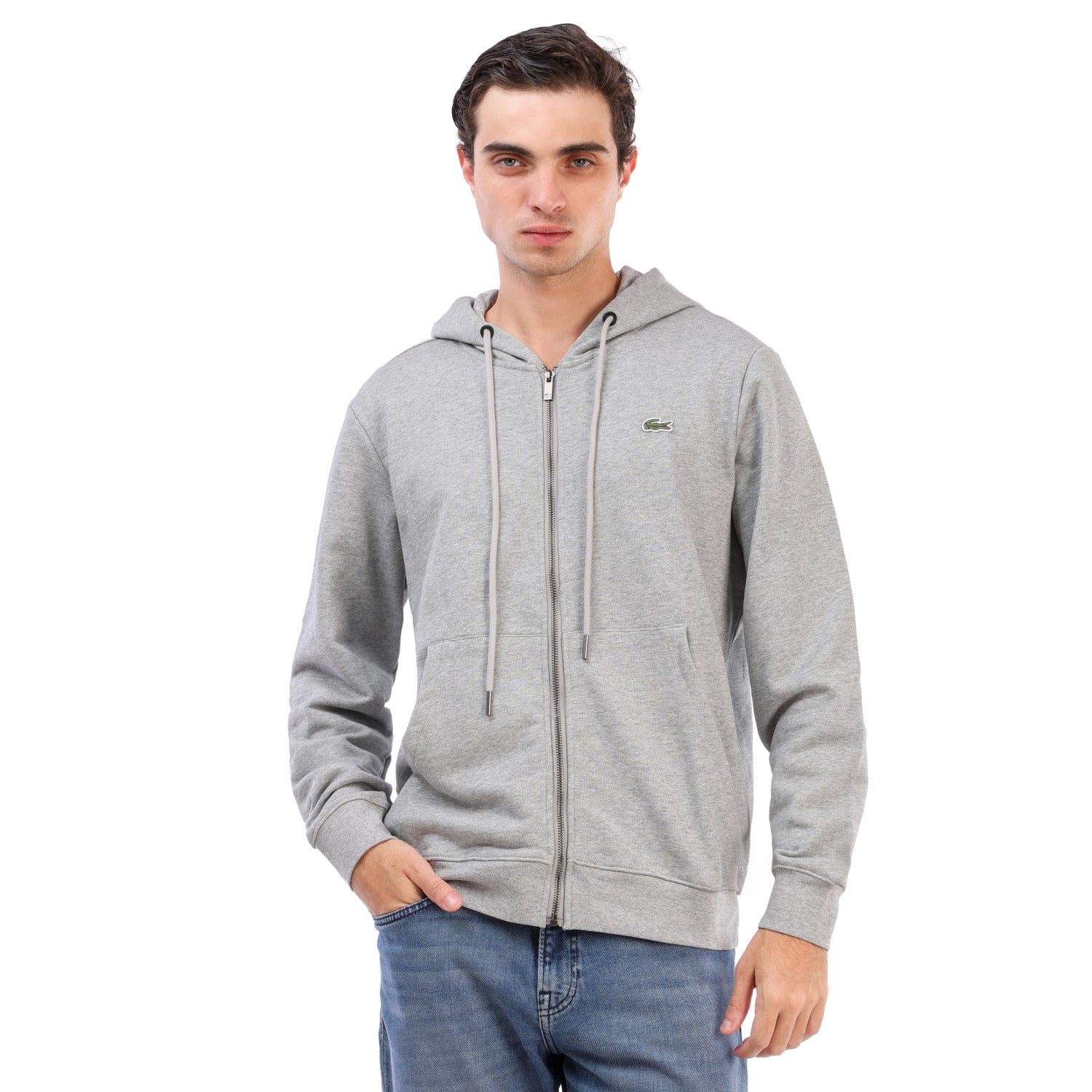 Lacoste Men's Logo Zip-Up Hoodie