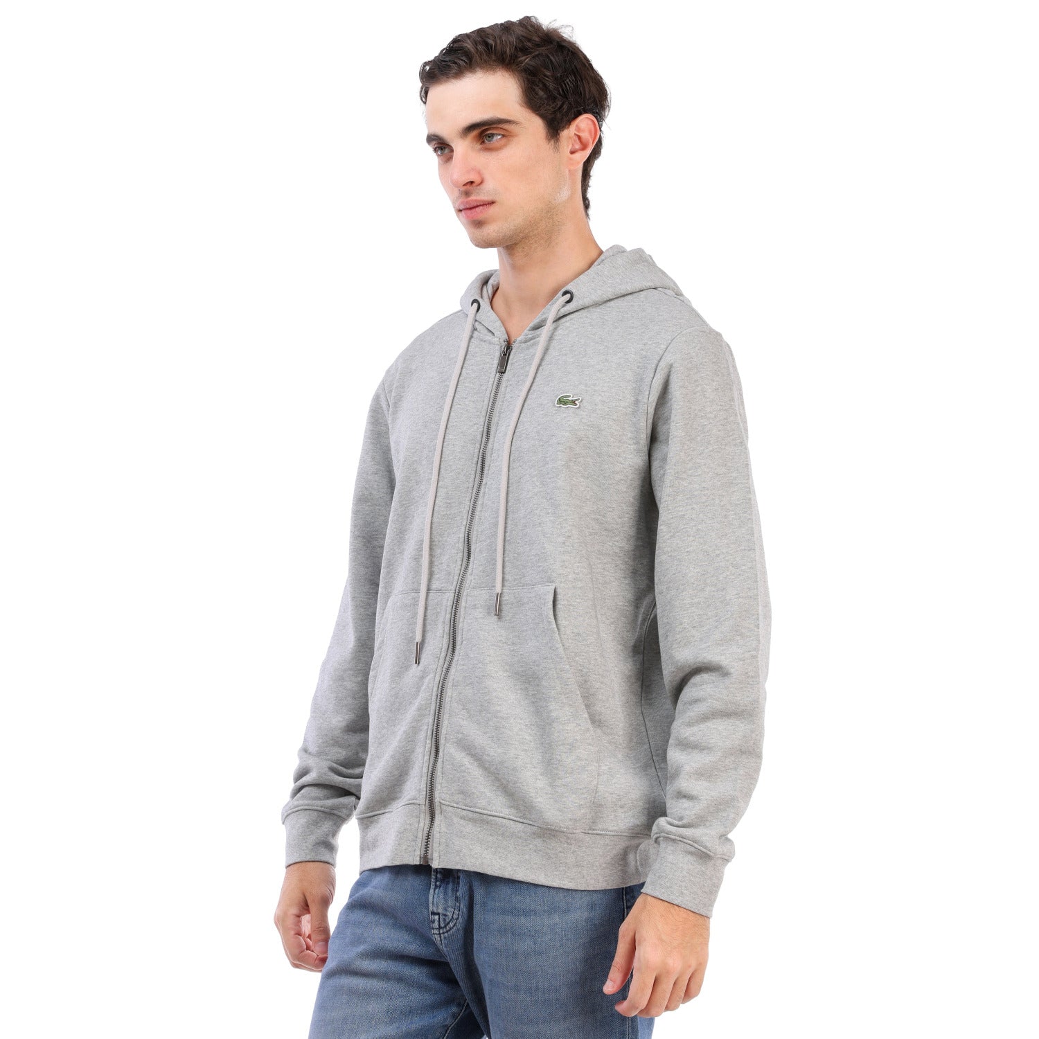Lacoste Men's Logo Zip-Up Hoodie