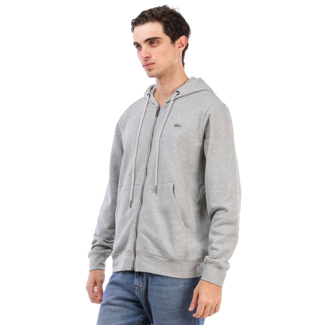 Lacoste Men's Logo Zip-Up Hoodie