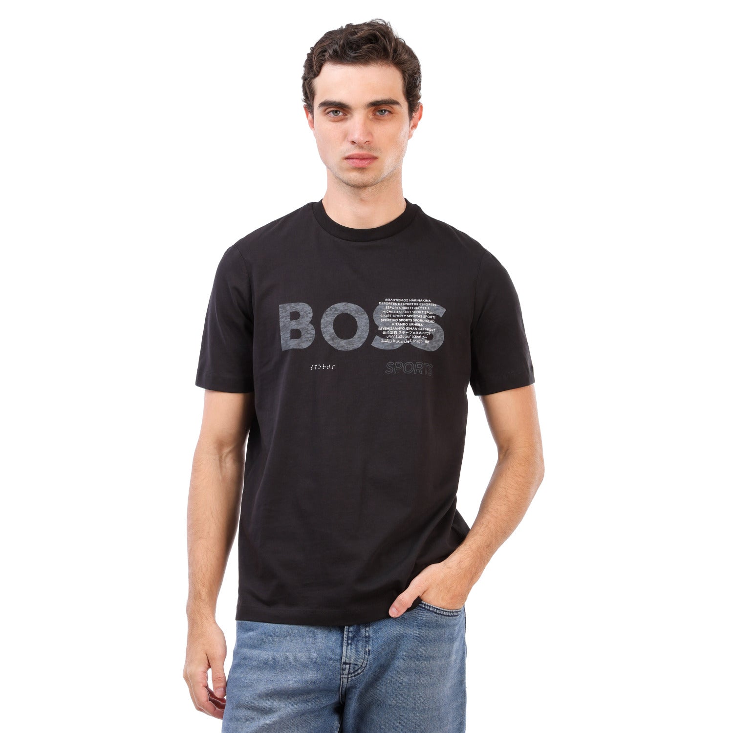 Boss signature artwork T-shirt - slim fit