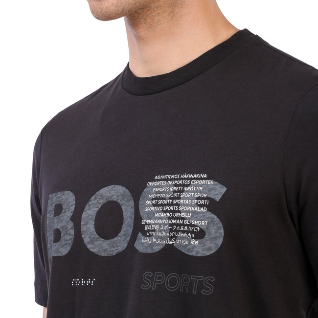 Boss signature artwork T-shirt - slim fit