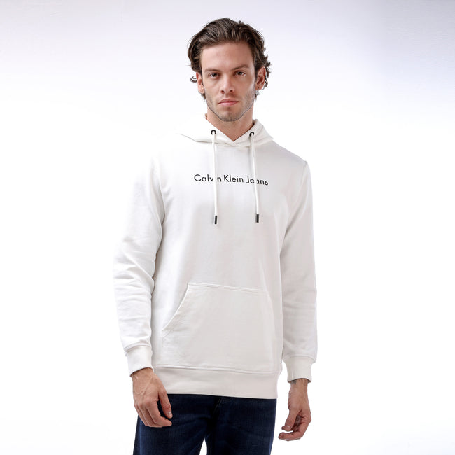Calvin Klein Terry Hoodie With Emblem Logo