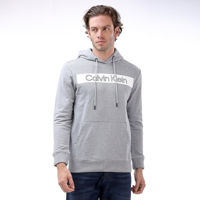 Calvin Klein Terry Hoodie With Emblem Logo