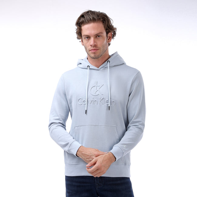 Calvin Klein Terry Hoodie With Emblem Logo