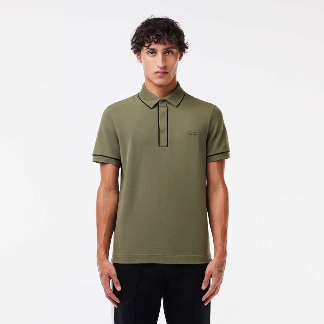 Lacoste Regular Fit Paris Stretch Pique Polo Shirt