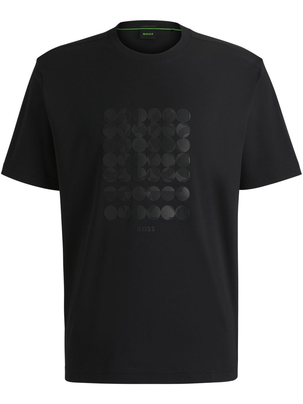 BOSS T-SHIRT WITH RUBBER PRINT LOGO - SLIM FIT