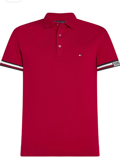 Tommy Hilfiger Autograph Flag Polo Shirt - Slim Fit