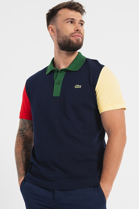 LACOSTE Autograph Flag Polo Shirt - Slim Fit