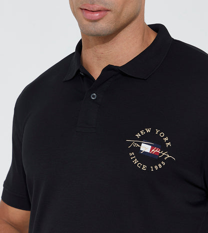 Tommy Hilfiger Autograph Flag Polo Shirt - Regular Fit