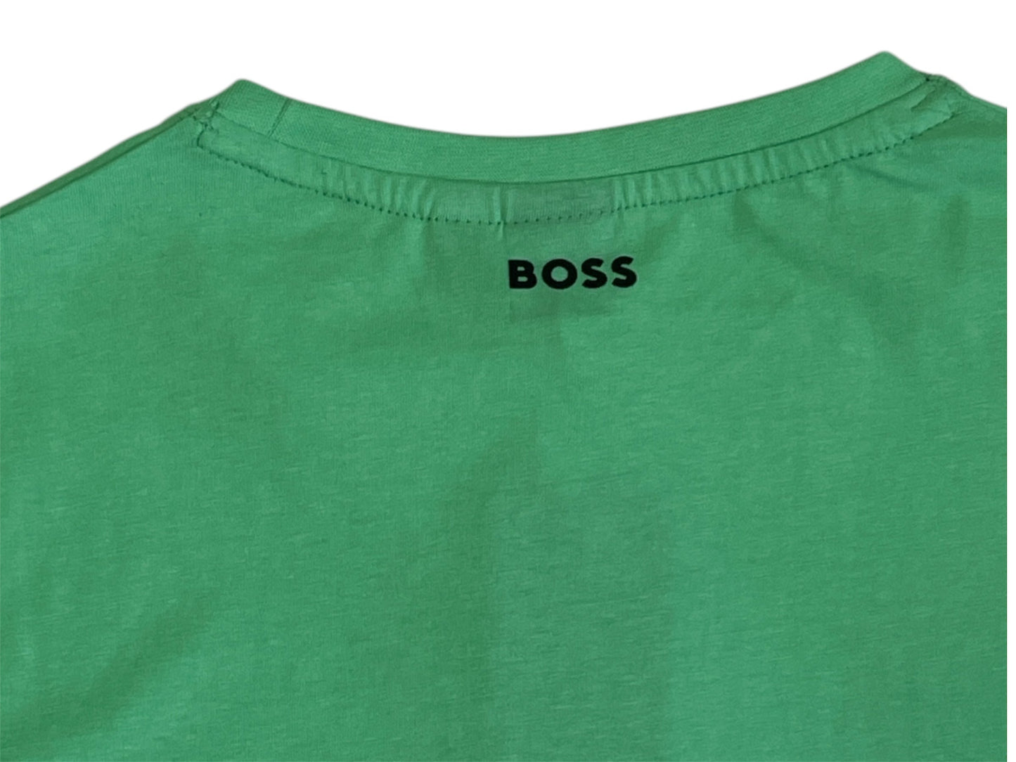 BOSS T-SHIRT WITH RUBBER-PRINT LOGO - SLIM FIT