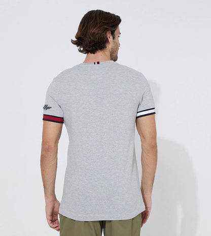TOMMY HILFIGER T-SHIRT WITH Embroidery LOGO - SLIM FIT