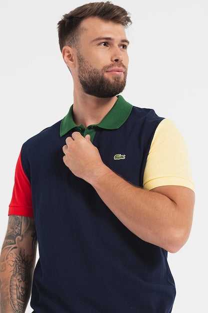 LACOSTE Autograph Flag Polo Shirt - Slim Fit