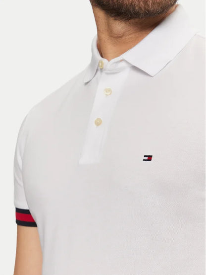 Tommy HilfIger  Autograph Flag Polo Shirt - Slim Fit