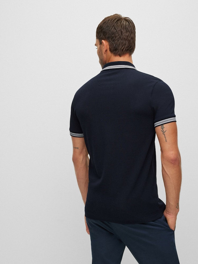 BOSS POLO SHIRT WITH Embroidered -PRINT LOGO - Slim Fit