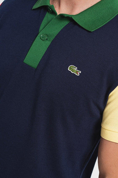 LACOSTE Autograph Flag Polo Shirt - Slim Fit