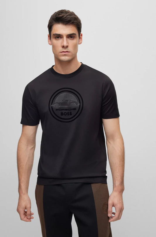 Porche X Boss Mercerized-Cotton T-SHIRT