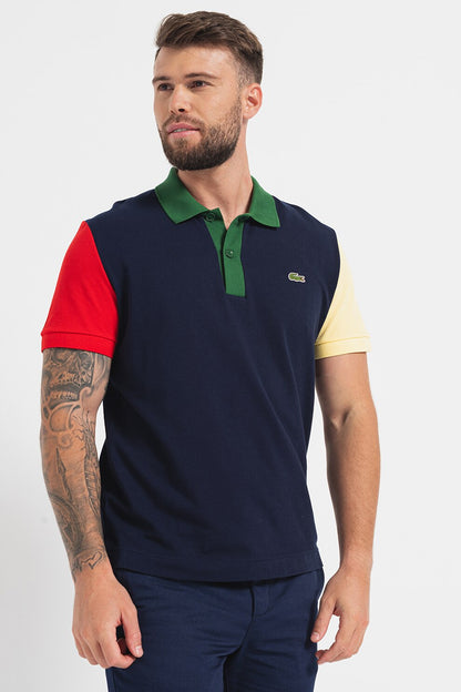 LACOSTE Autograph Flag Polo Shirt - Slim Fit