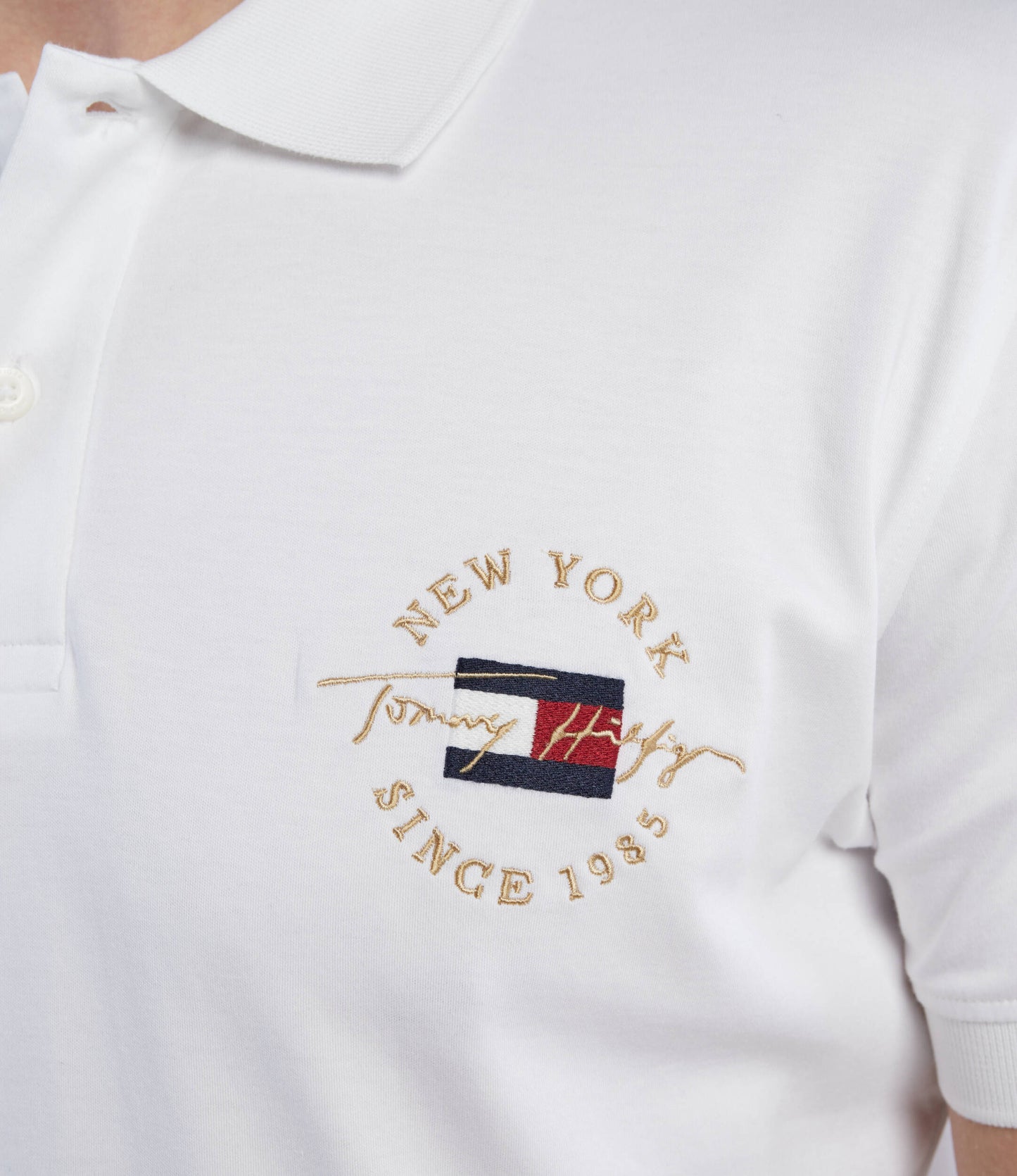 Tommy HilfIger   Autograph Flag Polo Shirt - Slim Fit