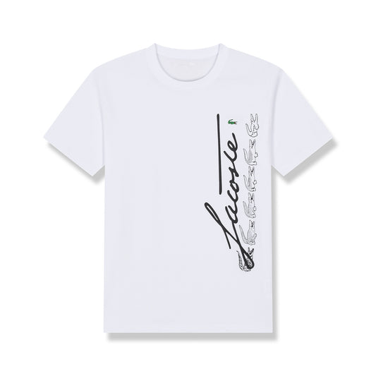 Lacoste Men's Crew Neck Pima Cotton Jersey T-shirt white
