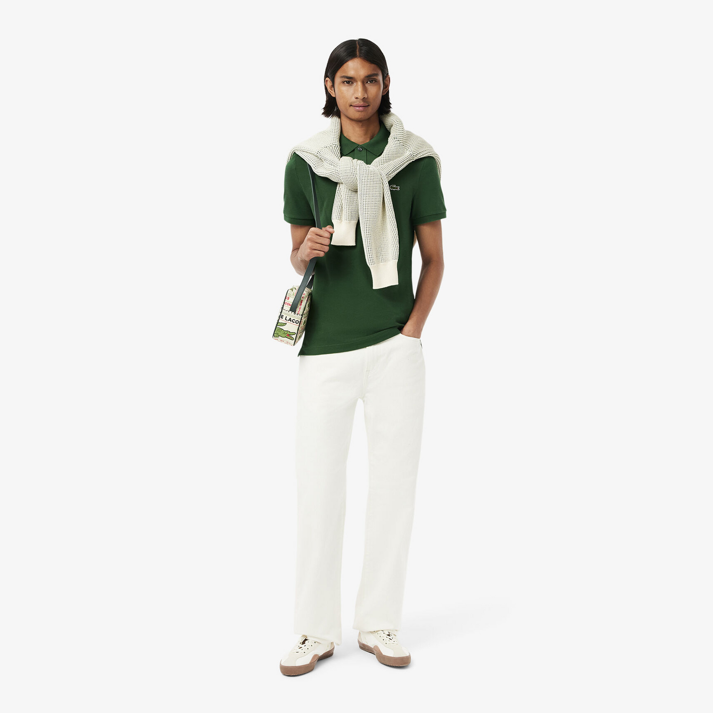 Lacoste Polo shirt WITH Embroidery -PRINT LOGO - Classic Fit